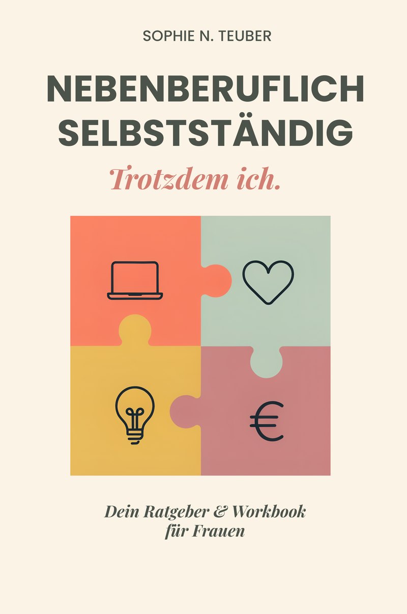 Buchcover: Nebenberuflich selbstständig. Trotzdem ich. von Sophie N. Teuber